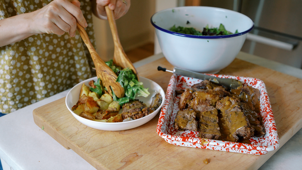Greek Lemon Herb Pot Roast