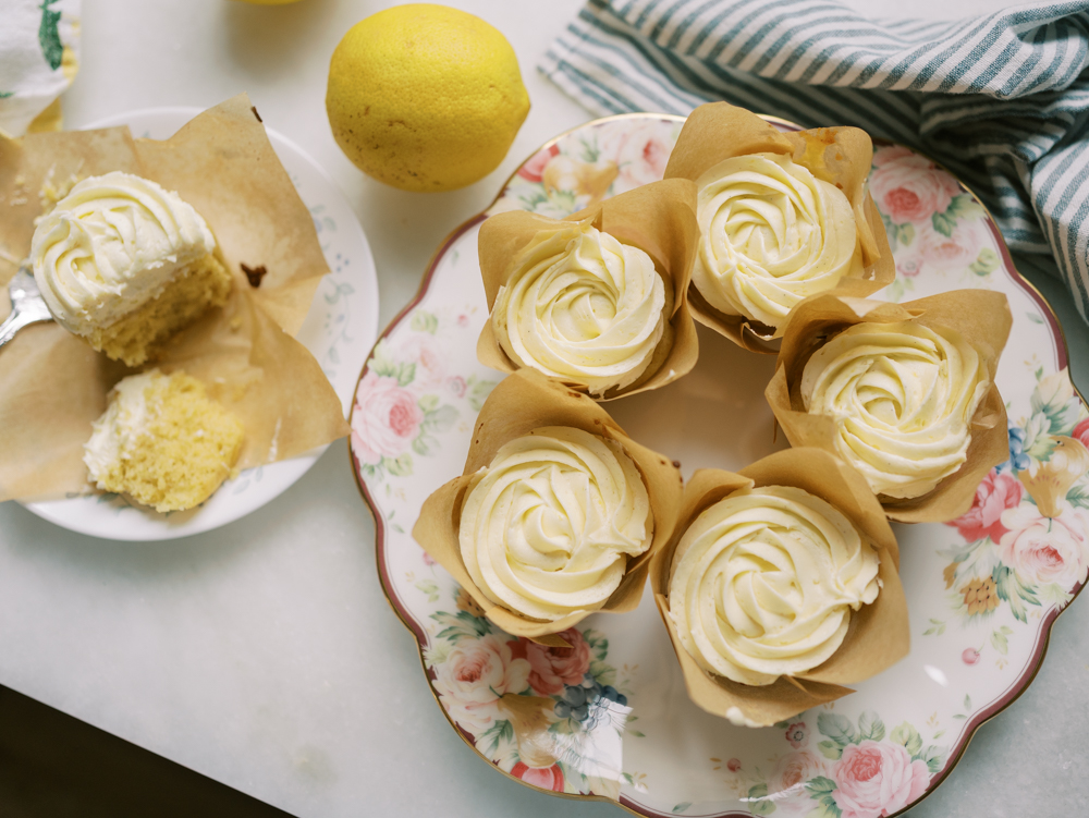 Lemon Cupcakes with Lemon Buttercream