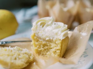 Lemon Cupcakes with Lemon Buttercream