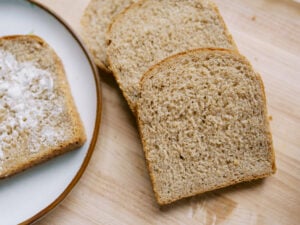 Sourdough Honey Wheat Sandwich Bread
