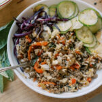 Basil Beef Rice Bowls