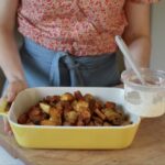 Honey Sage Grilled Chicken with Roasted Potatoes and Yogurt Dressing