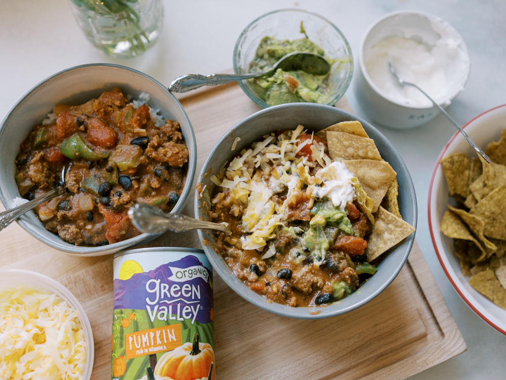 pumkin black bean chili