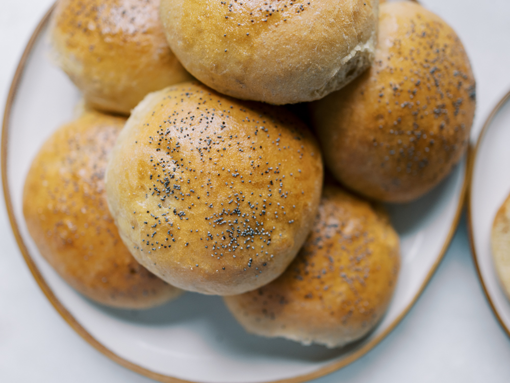Sourdough Brioche Burger Buns