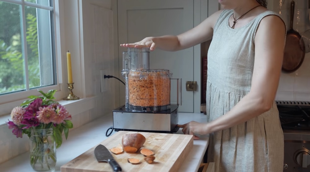 Crispy Sweet Potato Hash with Eggs