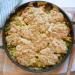 Chicken Pot Pie with Cornbread Crust