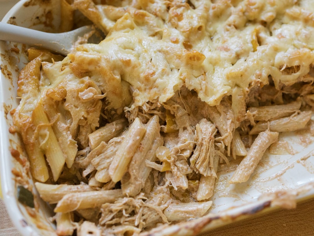Fiesta Chicken Pasta Bake