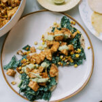 Skillet Chili Lime Chicken Tacos with Kale Slaw