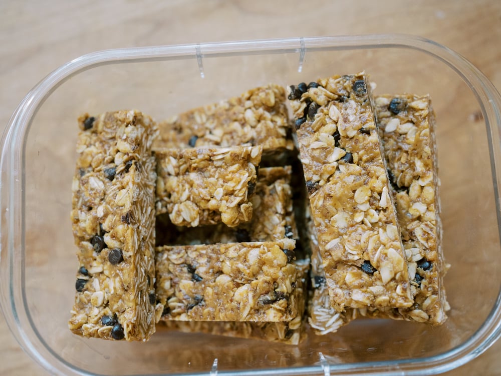 Soft & Chewy Peanut Butter Granola Bars