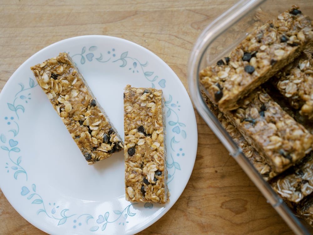 Soft & Chewy Peanut Butter Granola Bars