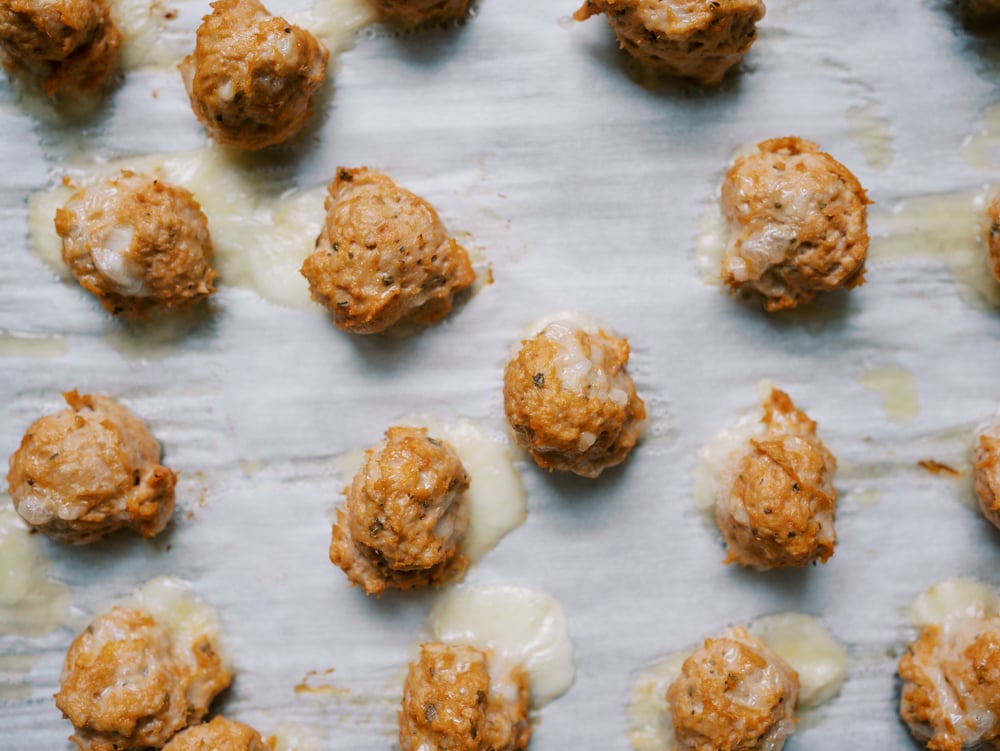 5 Ingredient Tomato Basil Meatballs