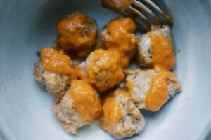 5 Ingredient Tomato Basil Meatballs