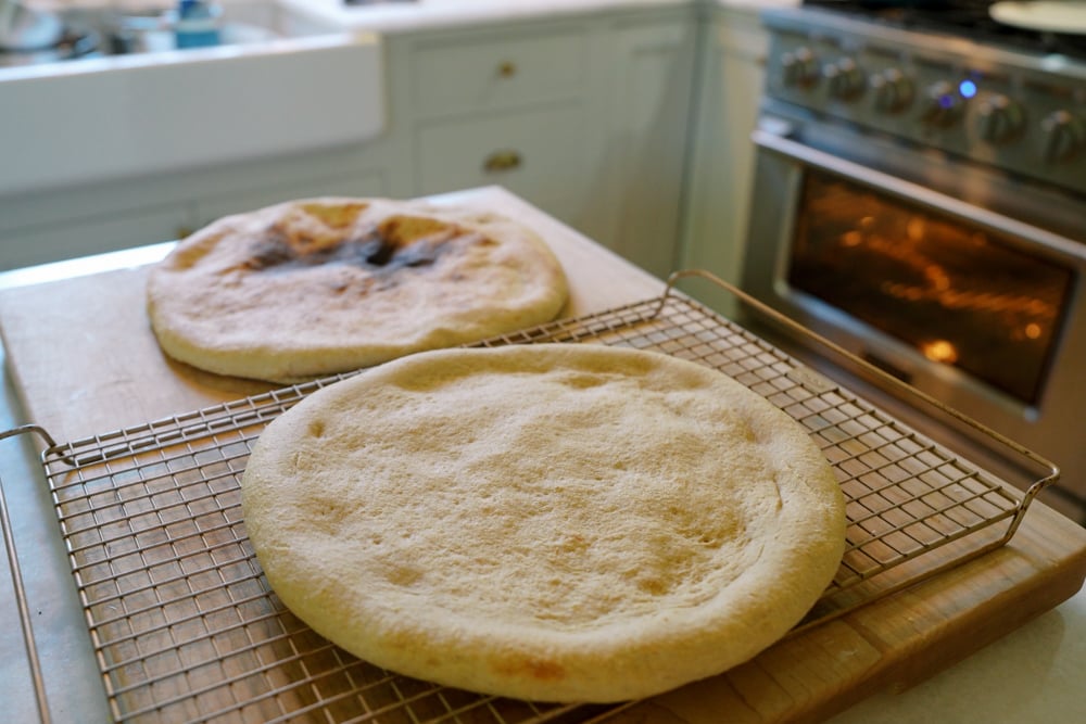 Homemade Frozen Pizza with Vodka Red Sauce