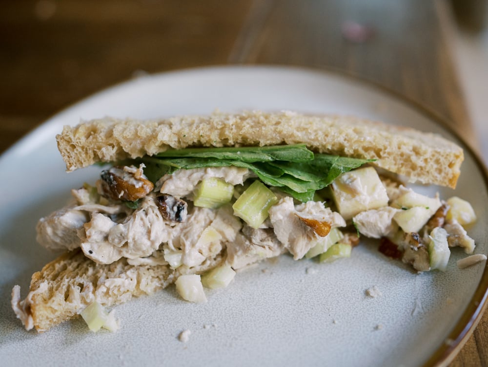 Autumn Chicken Salad with Apple, White Cheddar & Pecans