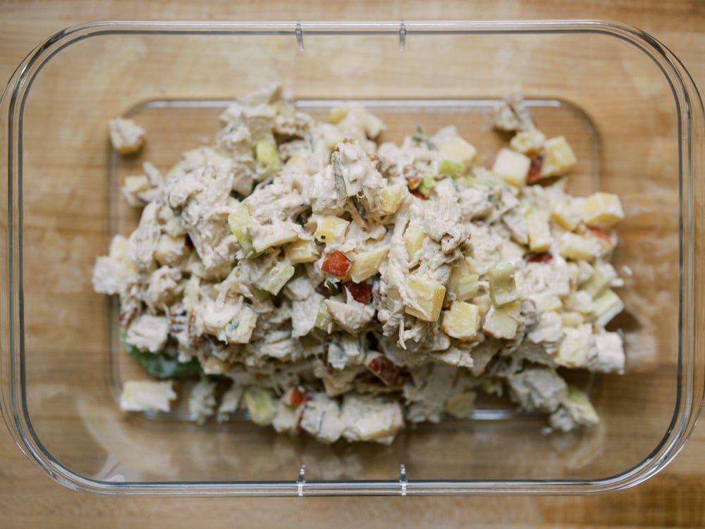 Autumn Chicken Salad with Apple, White Cheddar & Pecans