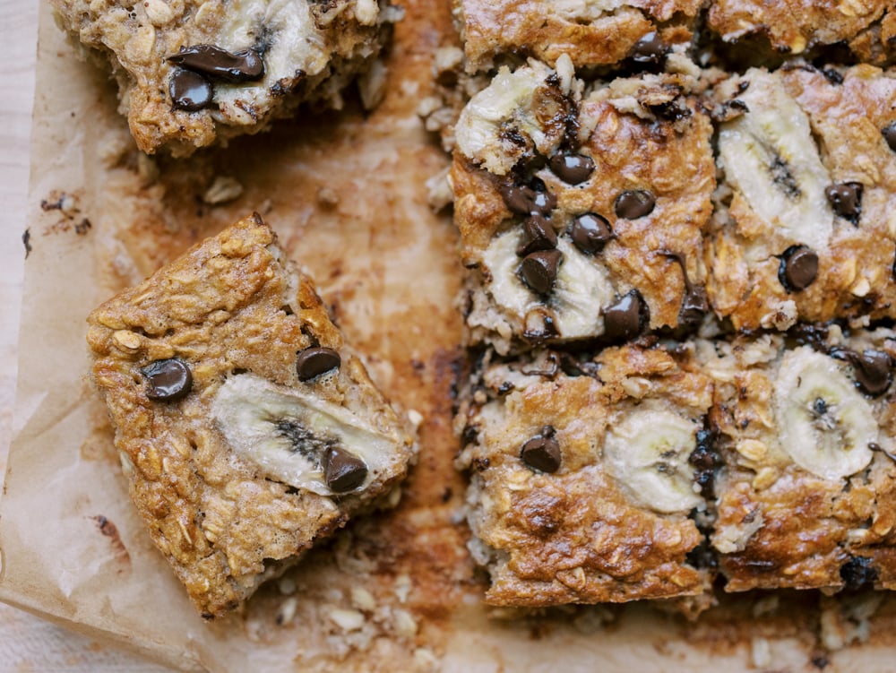 Peanut Butter Banana Baked Oatmeal