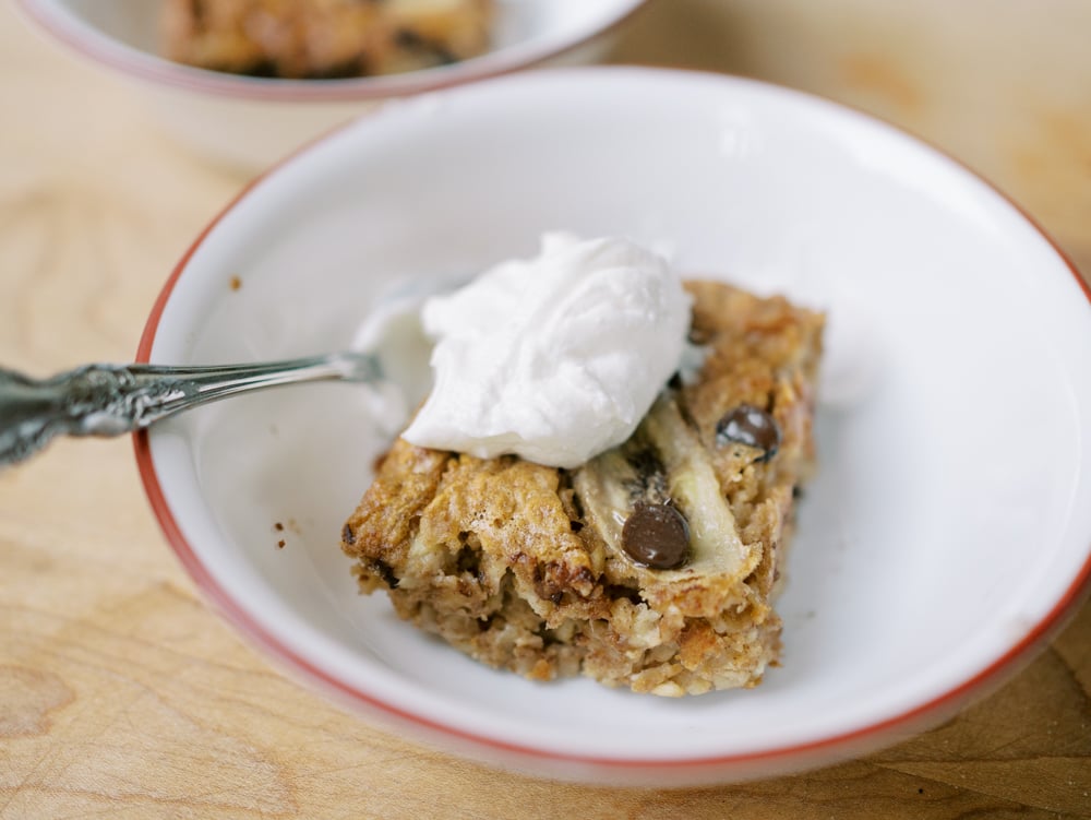 Peanut Butter Banana Baked Oatmeal