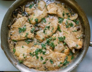 Creamy Chicken Marsala with Mushrooms