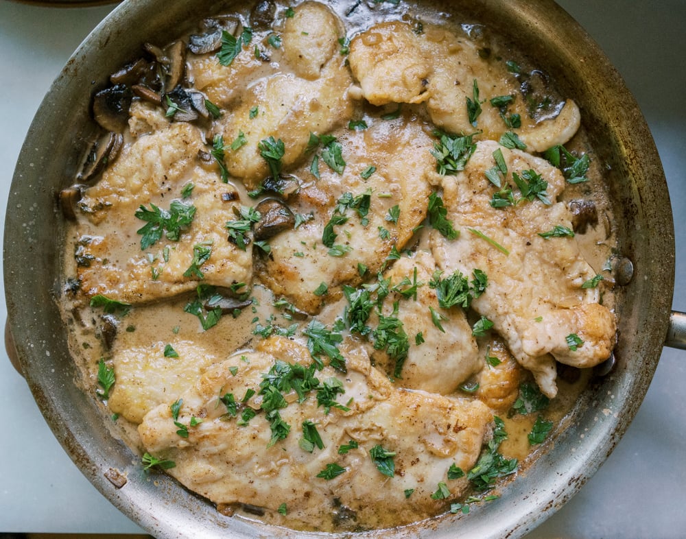 Creamy Chicken Marsala with Mushrooms