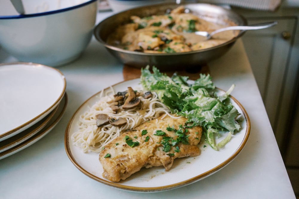 Creamy Chicken Marsala with Mushrooms