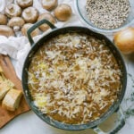 French Onion Black Eyed Pea Stew