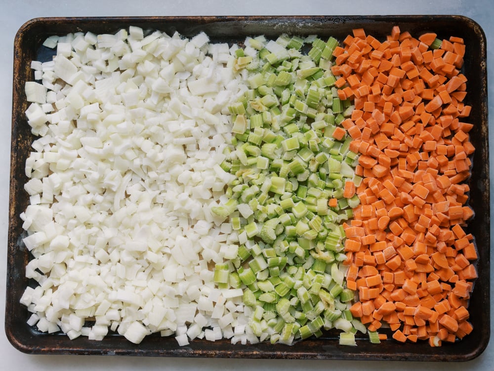 How to Freeze Garlic and Mirepoix for Easy Cooking