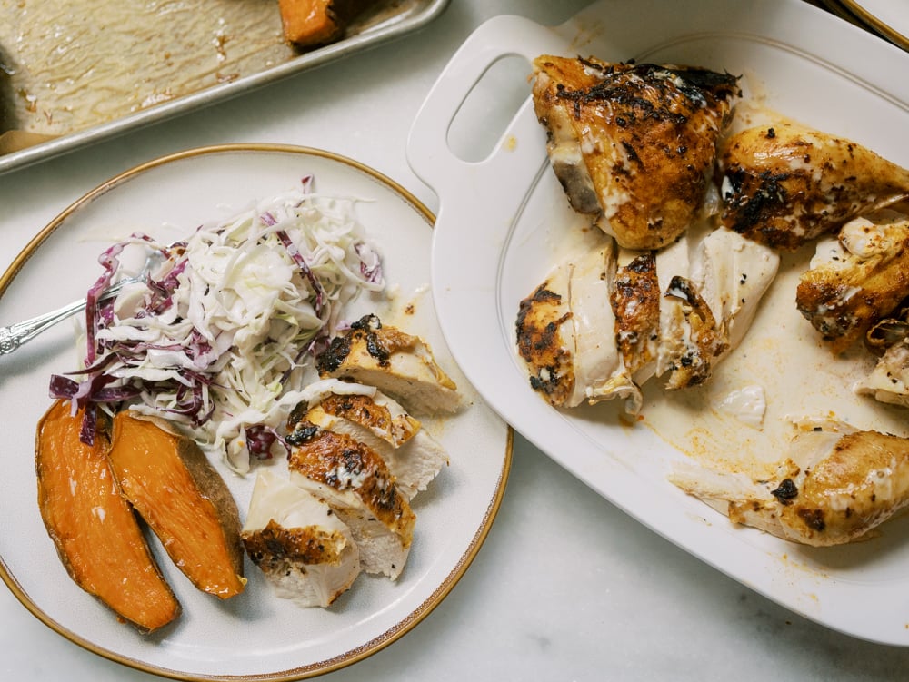 Spatchcock Chicken with Alabama White BBQ Sauce