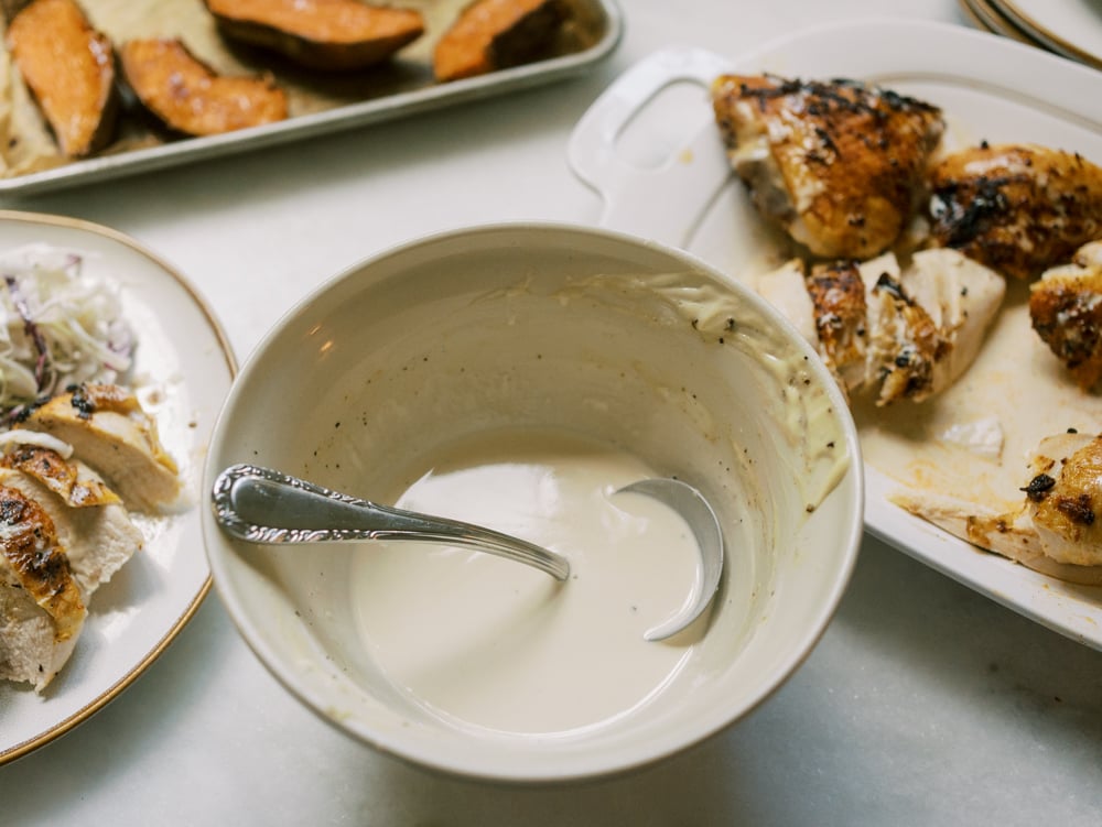Spatchcock Chicken with Alabama White BBQ Sauce