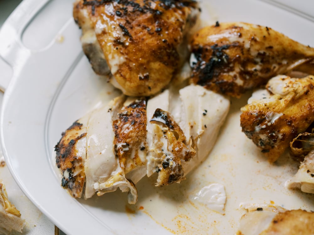 Spatchcock Chicken with Alabama White BBQ Sauce