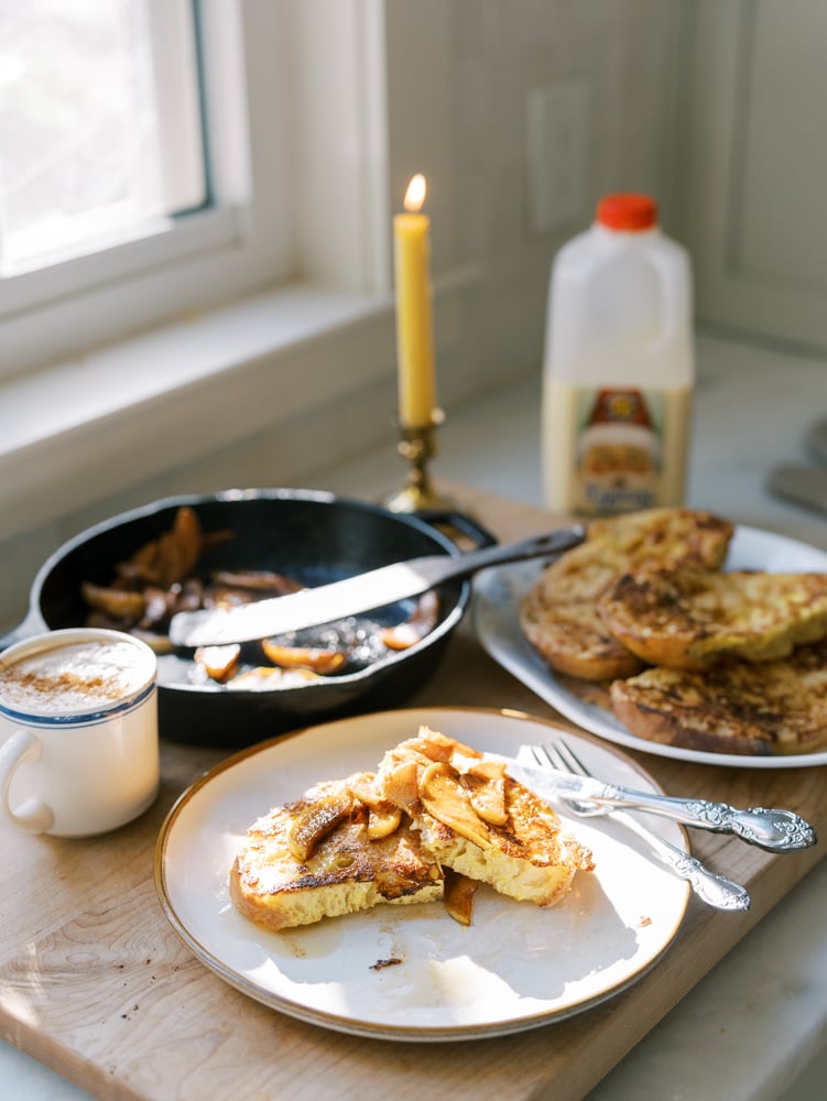 Sourdough Eggnog French Toast
