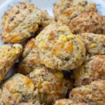 Breakfast Biscuits with Sausage, Egg & Cheddar