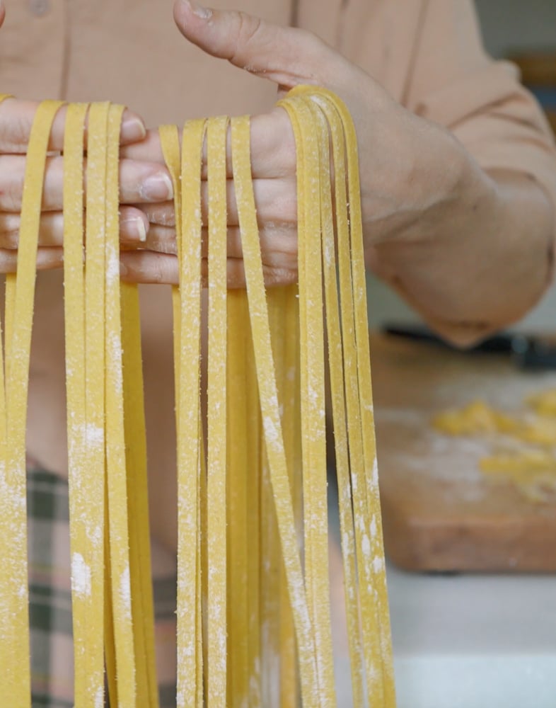 fresh milled kamut pasta