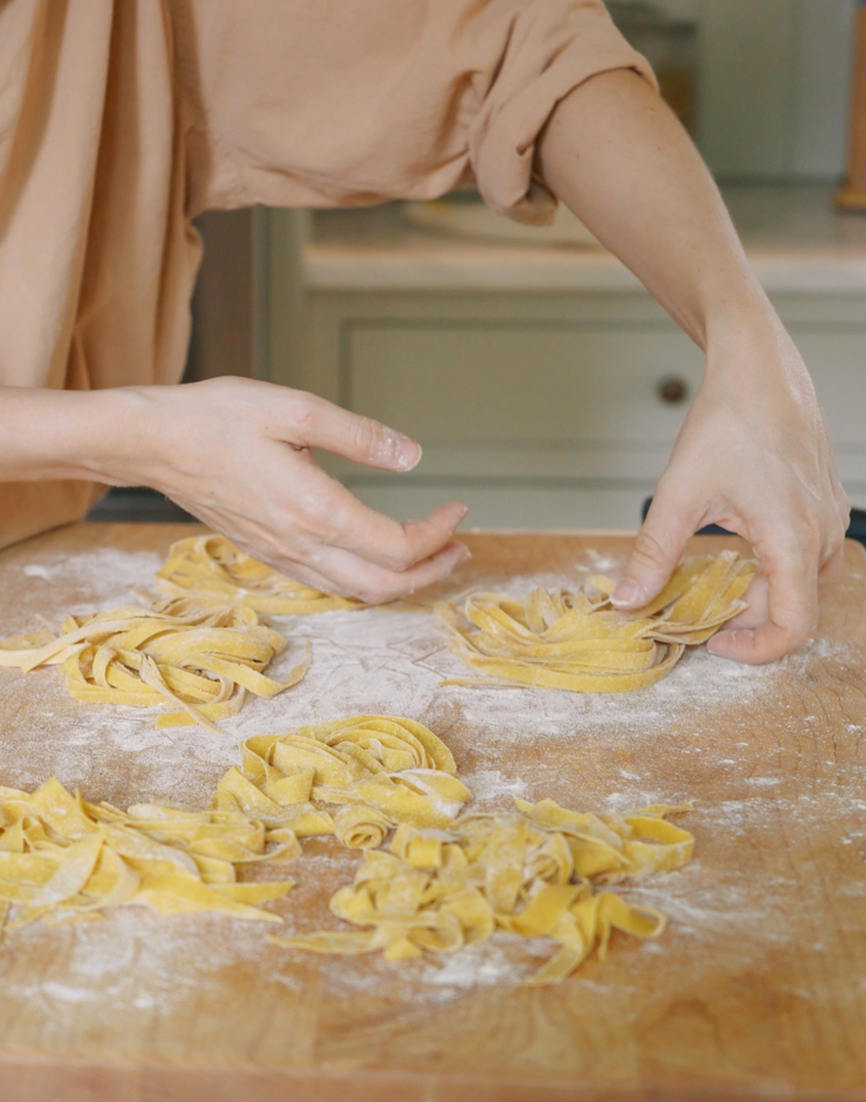 how to store homemade pasta