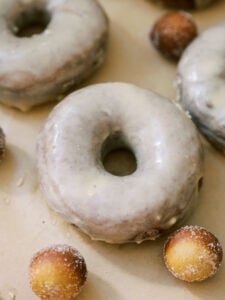 Maple Glazed Donuts with Fresh Milled Flour