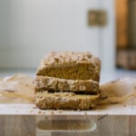 Pumpkin Loaf with Cream Cheese and Cinnamon Crumble